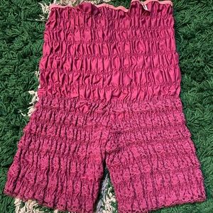 Vintage lace pink bloomers
